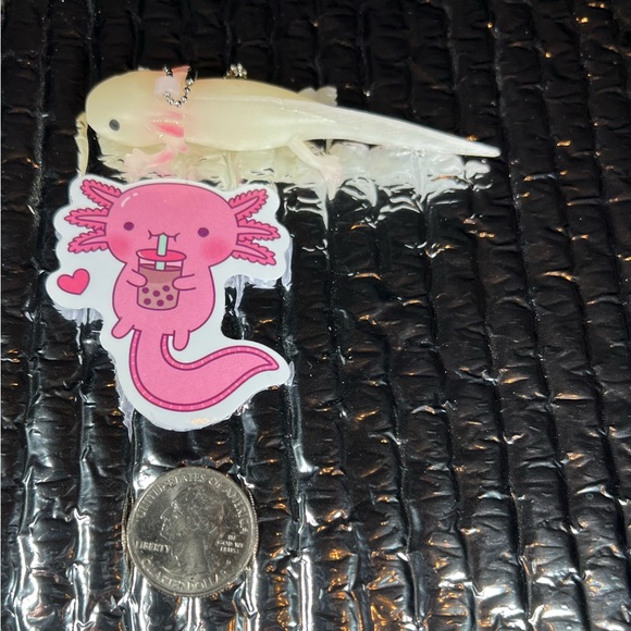 BOBalotl Axolotl Crazy Trending WaterProof Single Decor Accent Sticker - Picture 4 of 4